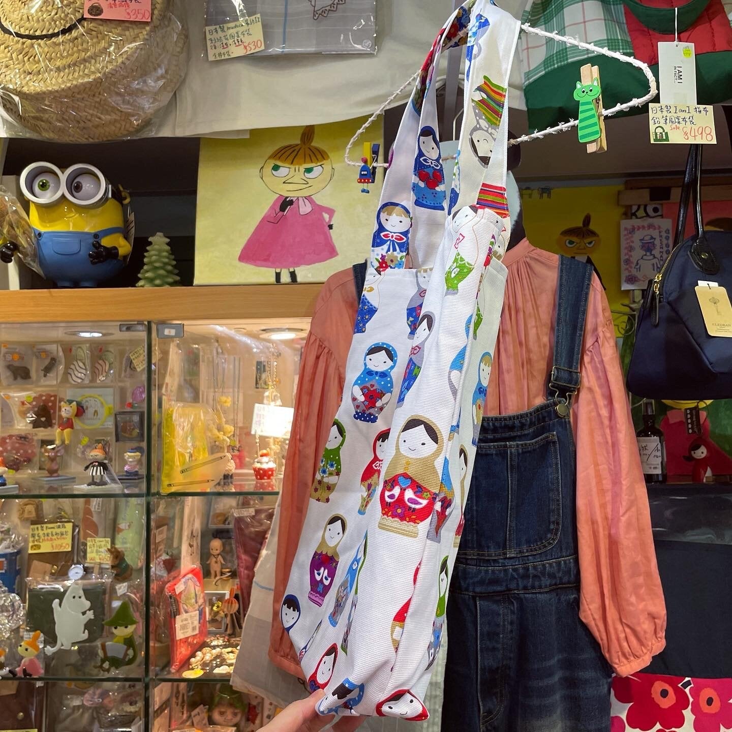 Handmade Dolls Prints Tote Bag