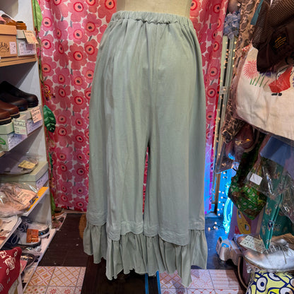 EXTRA30- SO Mint Wide-leg Pants Palazzo, made in Japan
