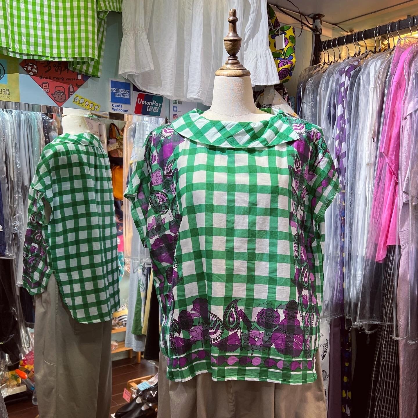 EXTRA20- Kilki Checked Top, 4 Colors, made in India