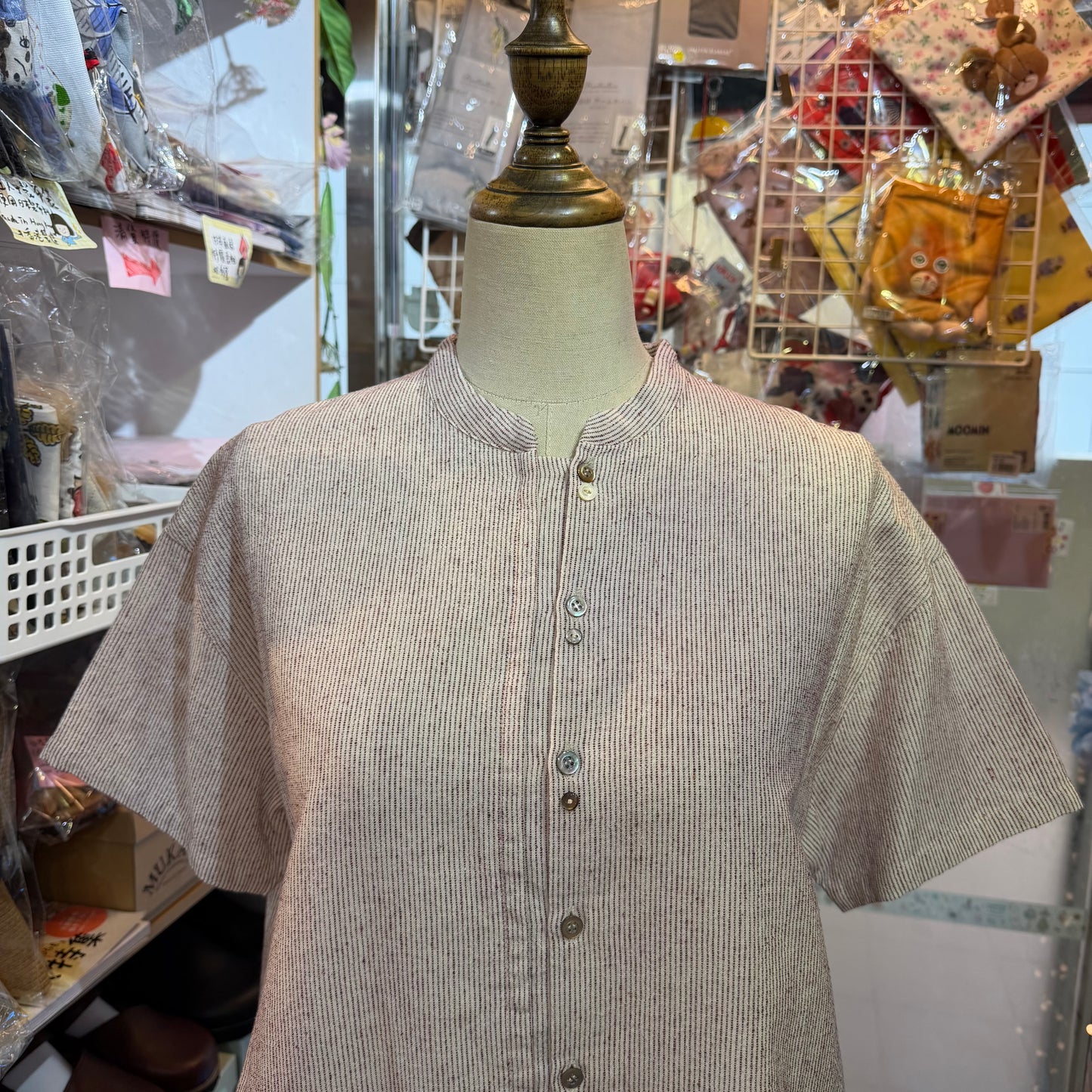 VM Wine Striped Shirt, made in Japan