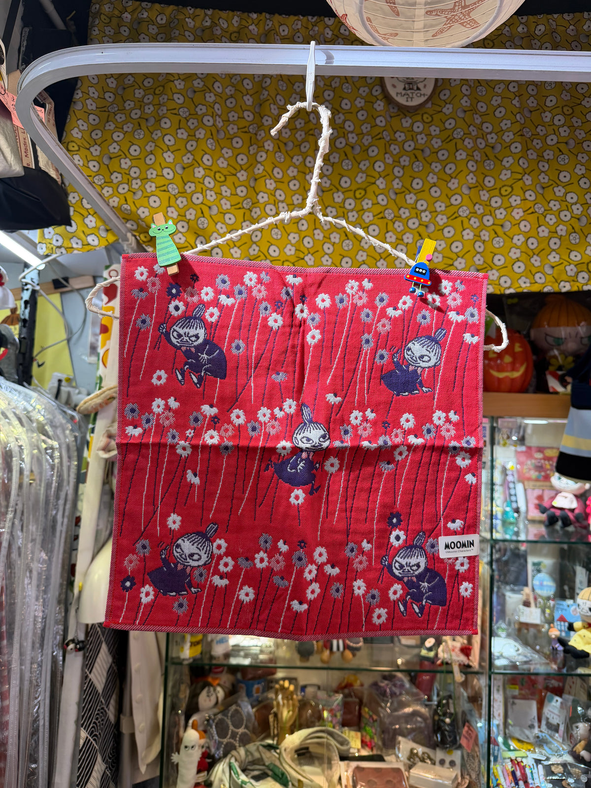 Moomin and Park Red Towel