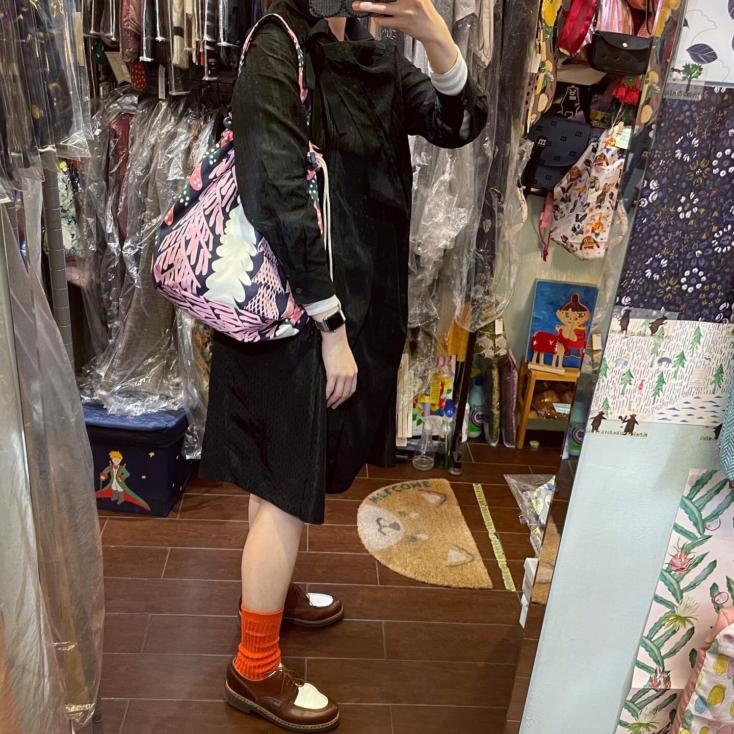 Handmade Metsa -森 2Way Bag, Fabric from Japan