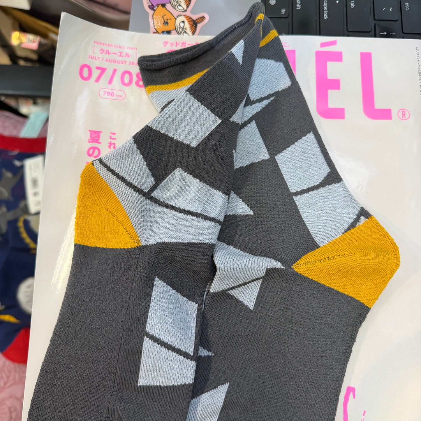 Fromf Print Socks, 3 Patterns, made in Japan