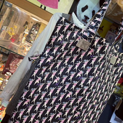 Handmade Dancing Tote Bag, Fabric from Japan