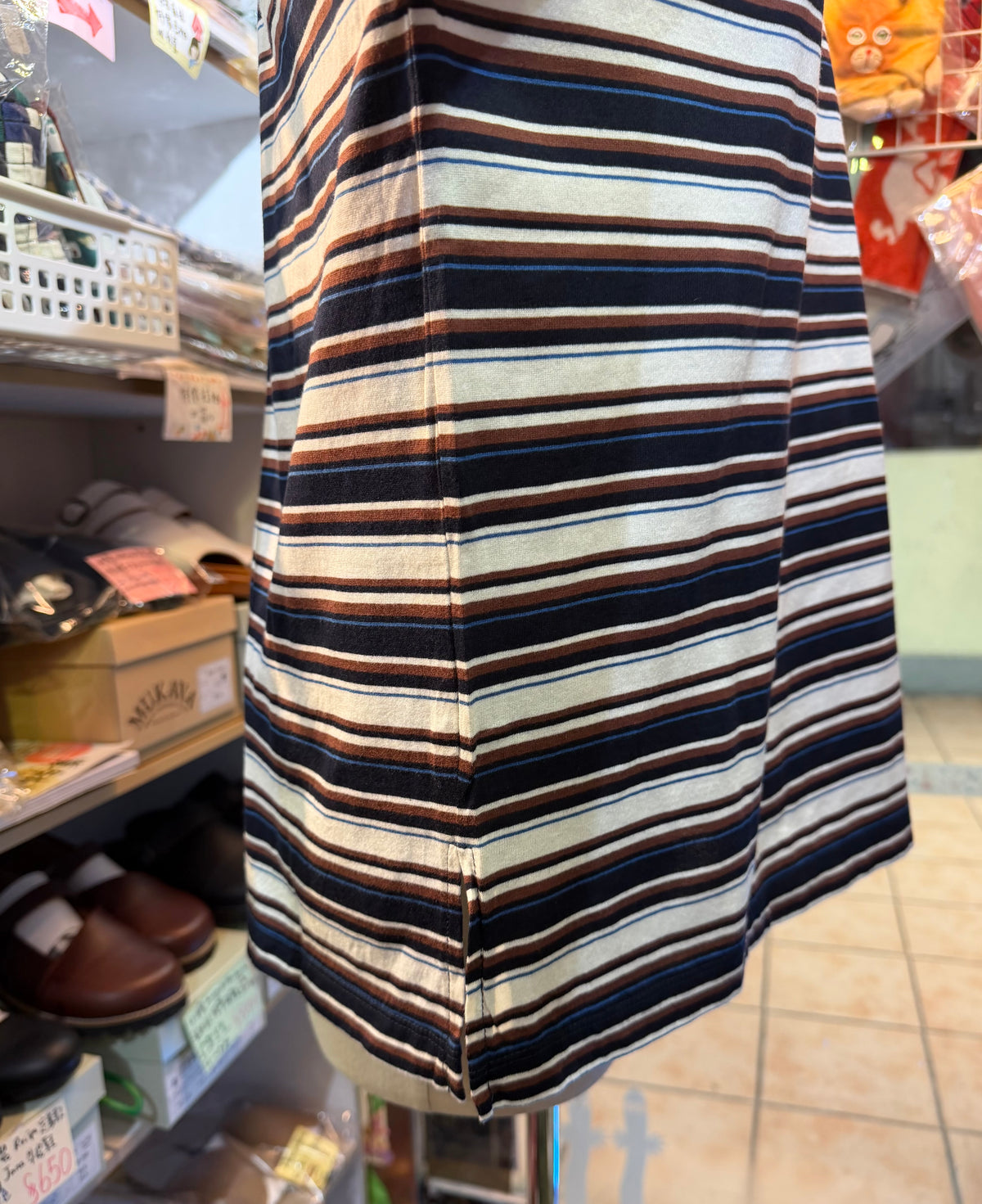 Le Melange Striped T-shirt, 2 Colors, made in Japan