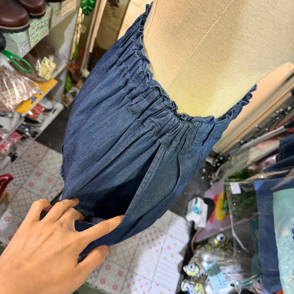 Sale- Tumugu Denim Wide-leg Pants