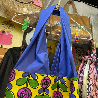 Handmade Floral Tote Bag, Fabric from Japan