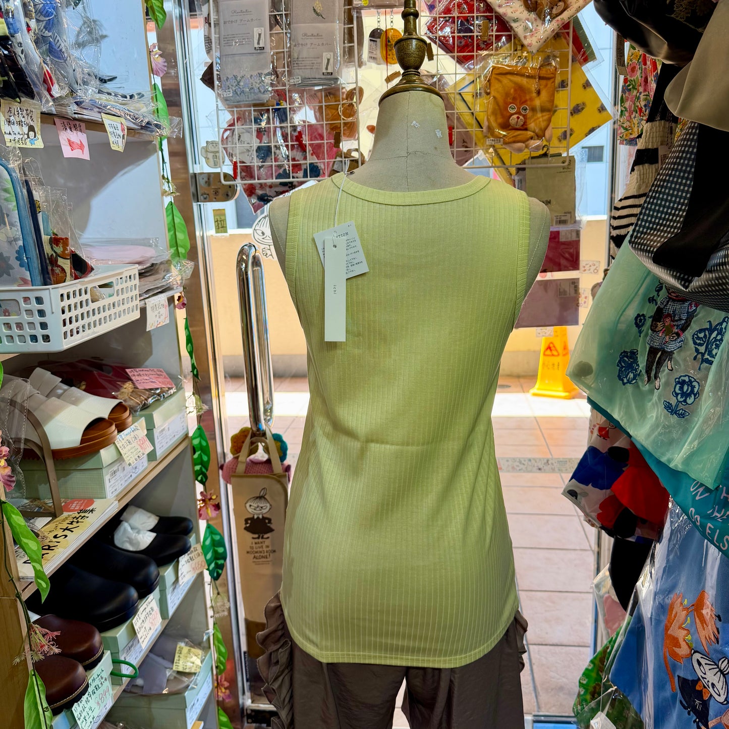 Ichi Cotton Tank Top, 3 Colors, made in Japan
