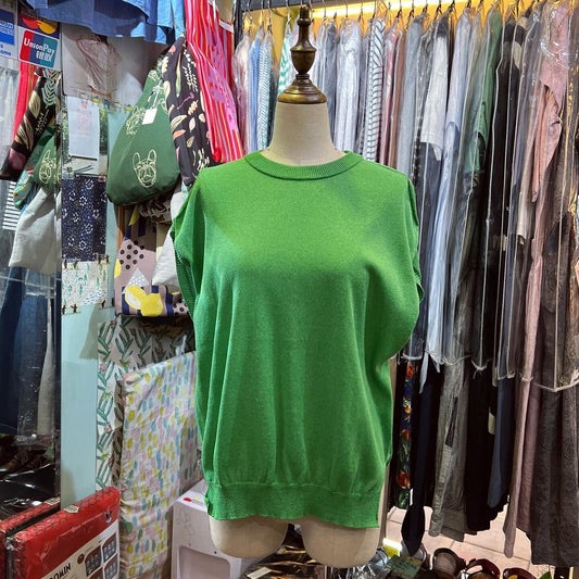 EXTRA20- Hands of Creation Green Vest Top, made in Japan
