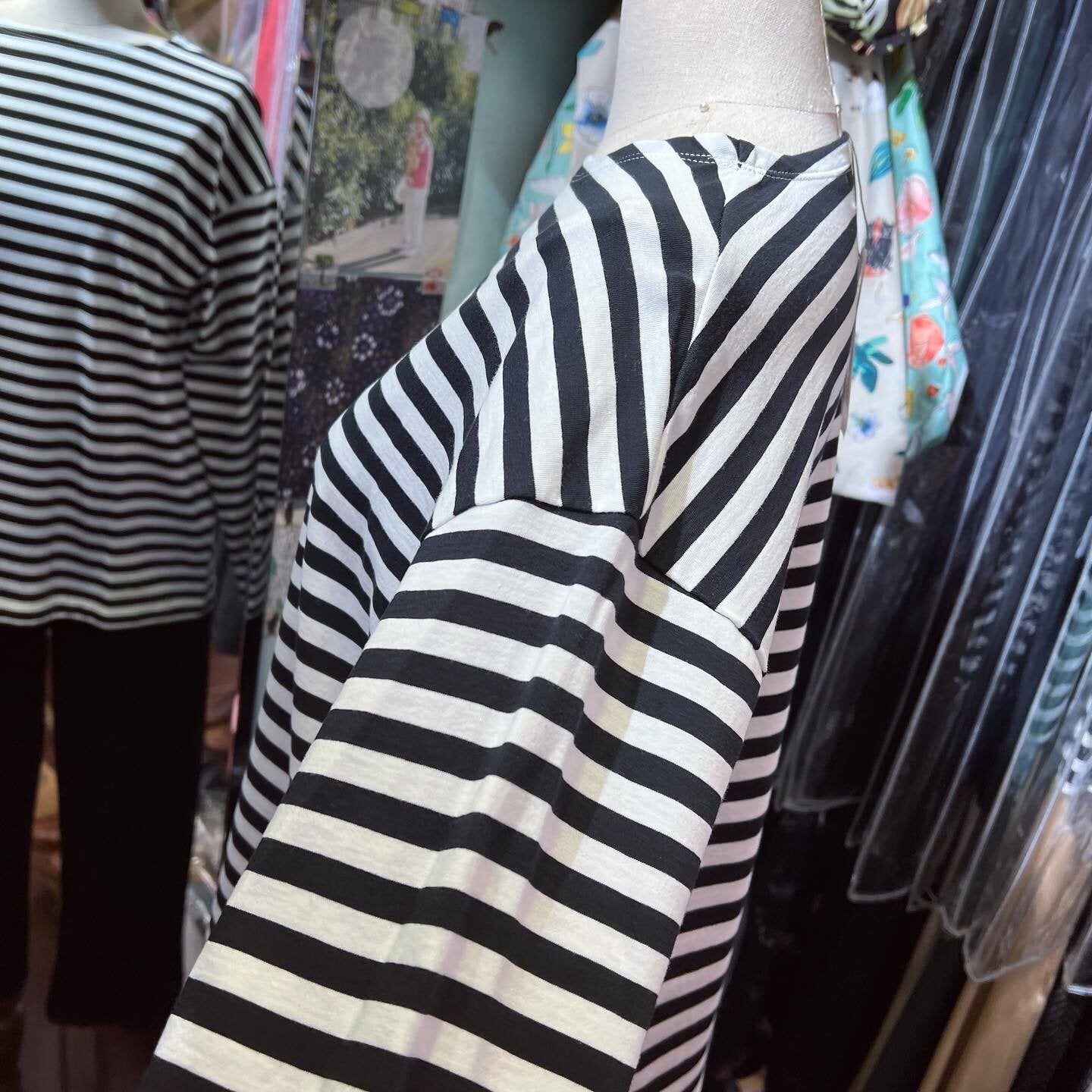 Nouvelles du Paradis Striped T-Shirt, made in Japan
