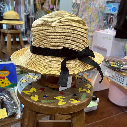 Lueuf Ribbon Straw Hat, 3 Colors