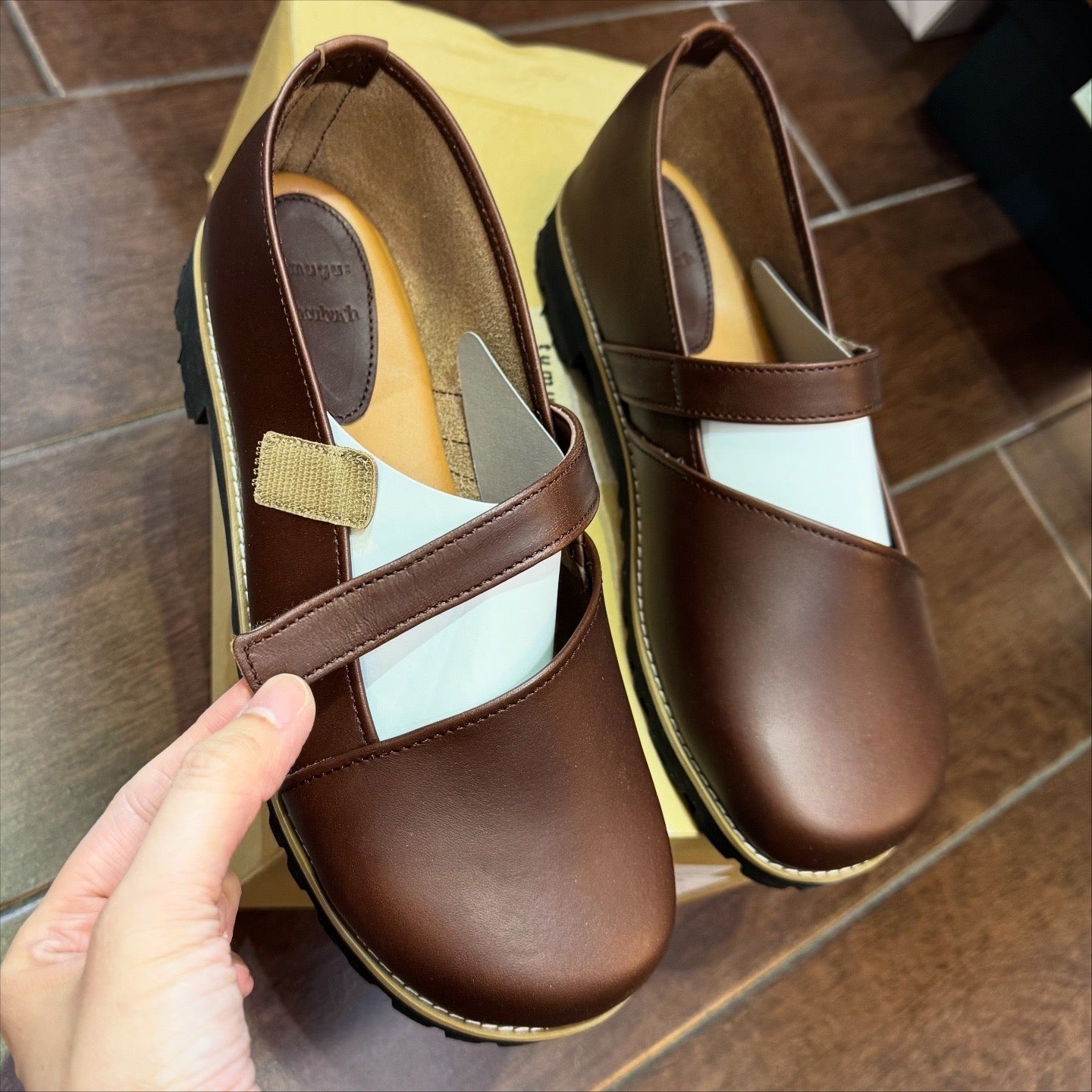 Tumugu X Hcubuch Schrag Leather Shoes, made in Japan