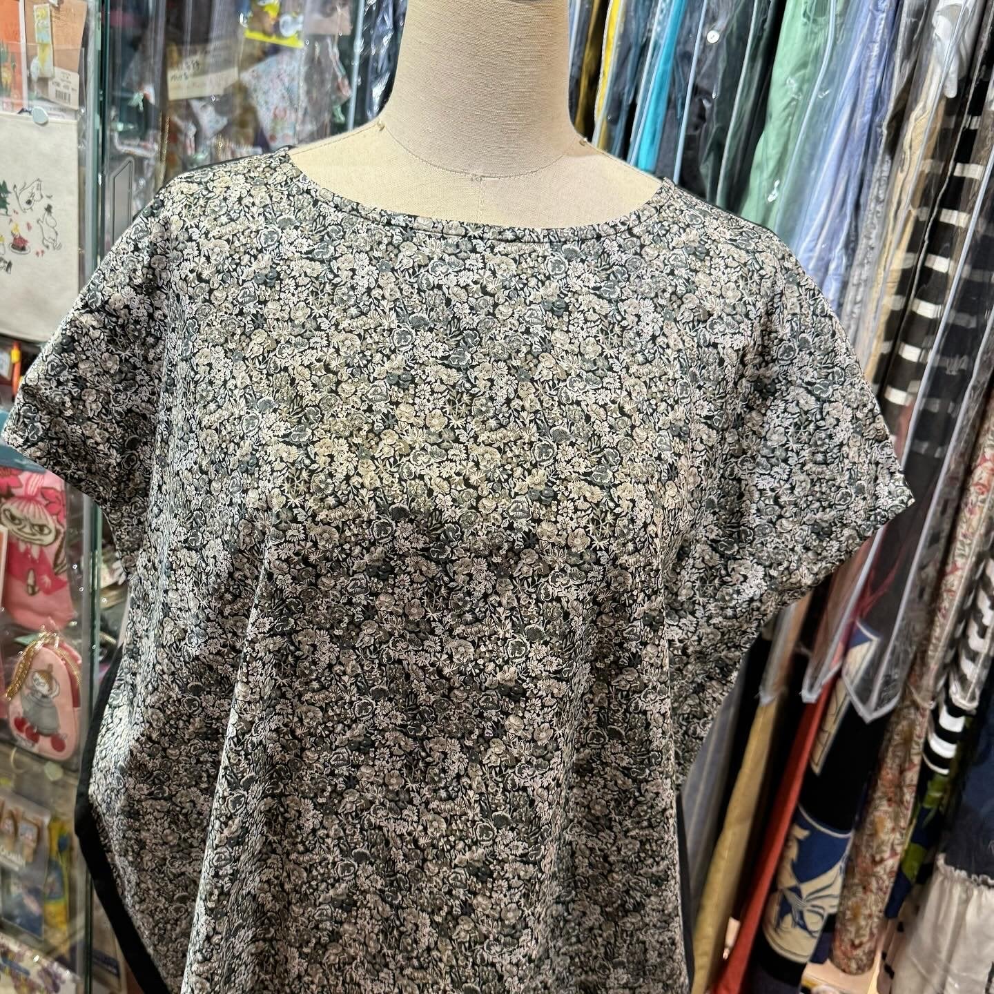 EXTRA20- Vent d Ouest x Liberty London Top, 2 Colors, made in Japan