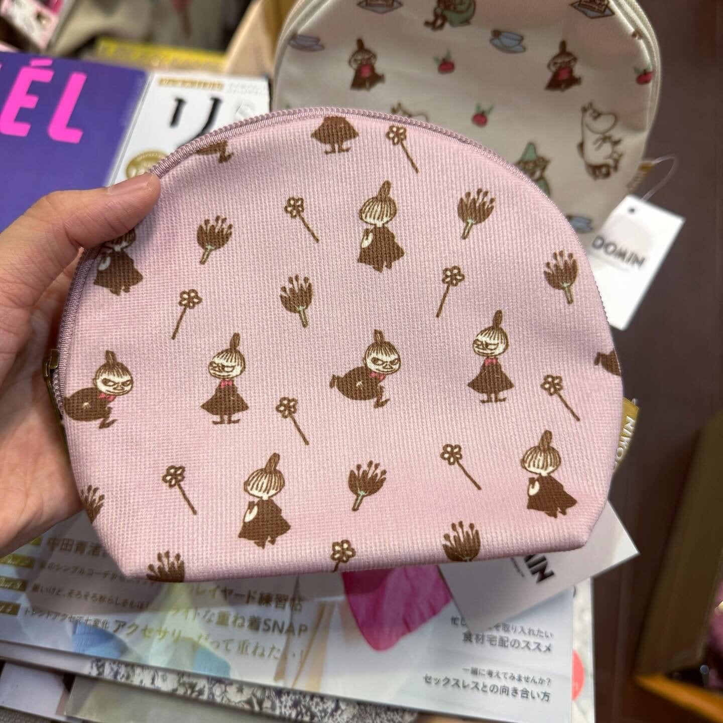 Little my and Moomin Pouches , 2 Colors