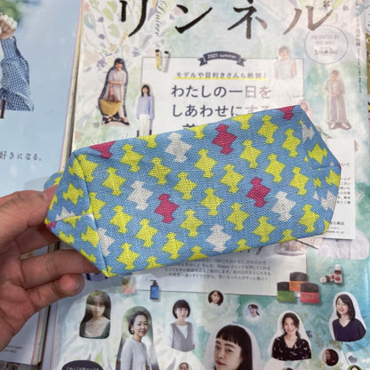 Sale- 中川政七~ 遊中川 Small Linen Bag, Pouch, made in Japan