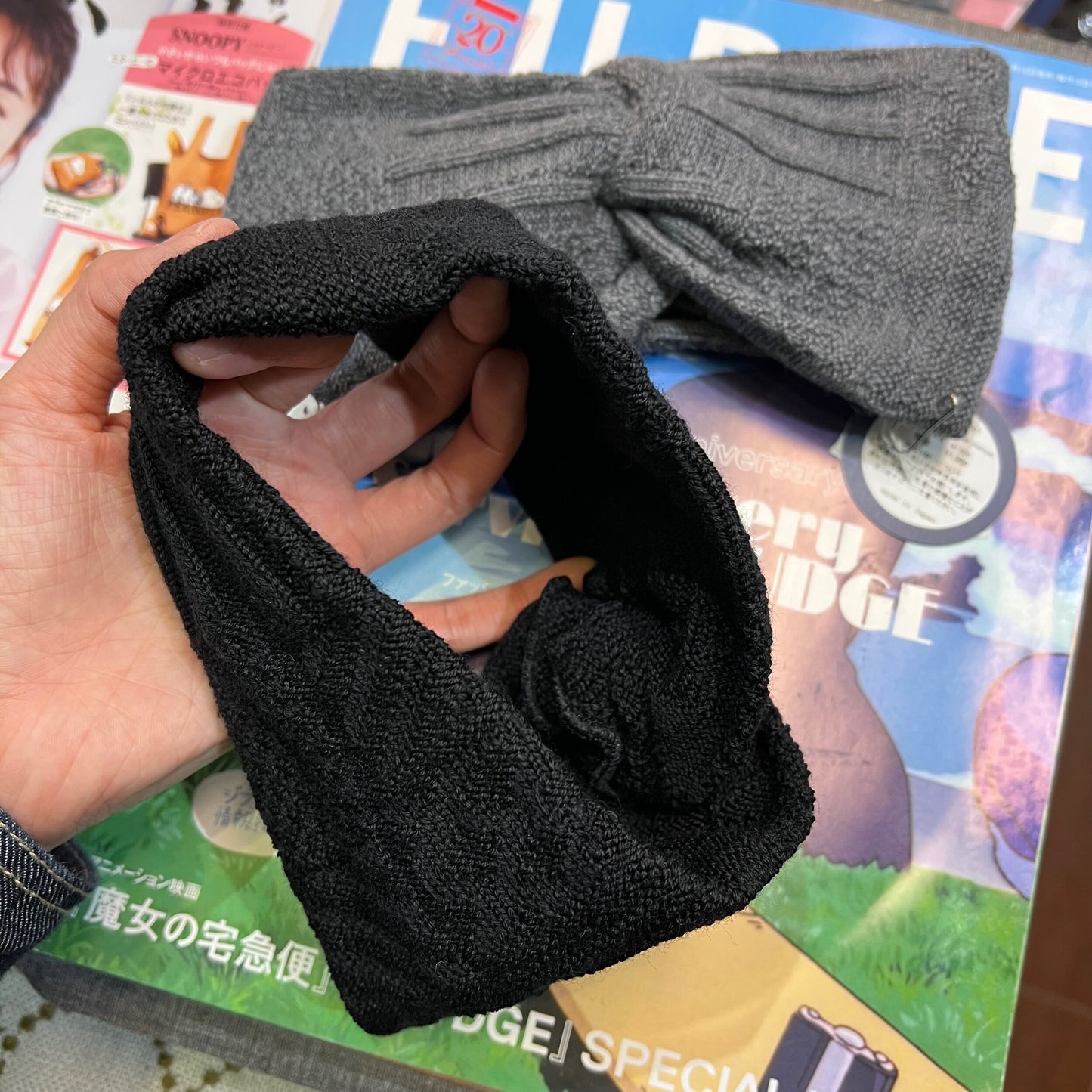 $99 only- Meri ja Kuu Wool Headband, 2 Colors, made in Japan