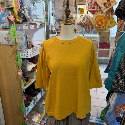 Days Yellow T-shirt, made in Japan