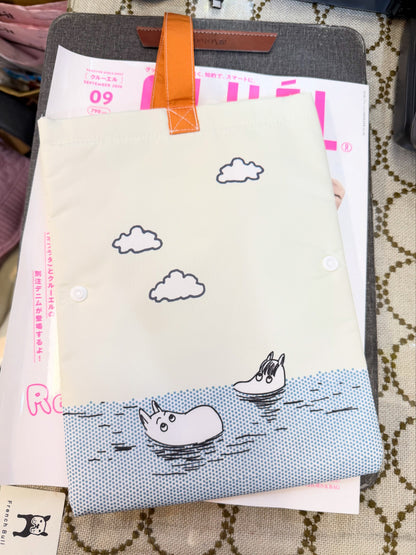 Moomin and Little My Folding Umbrella Mini Bag, Water Absorption