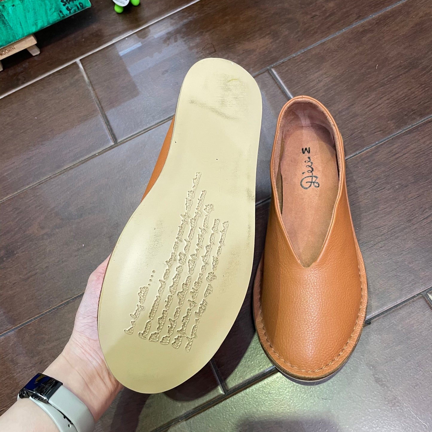 Sale- Diu Leather Shoes, 3 Colors, handemade in Bangladesh