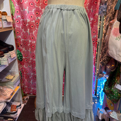EXTRA30- SO Mint Wide-leg Pants Palazzo, made in Japan