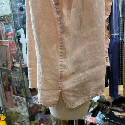 EXTRA30- A* koloni Pink Linen Shirt