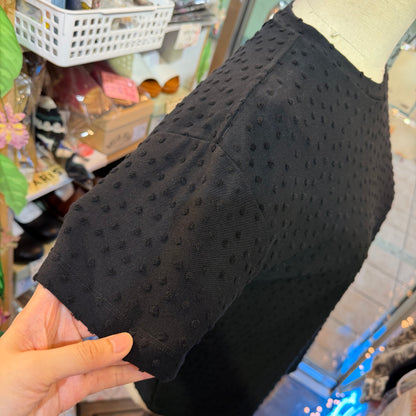 Latelier du Savon Black Polka T-shirt, made in Japan