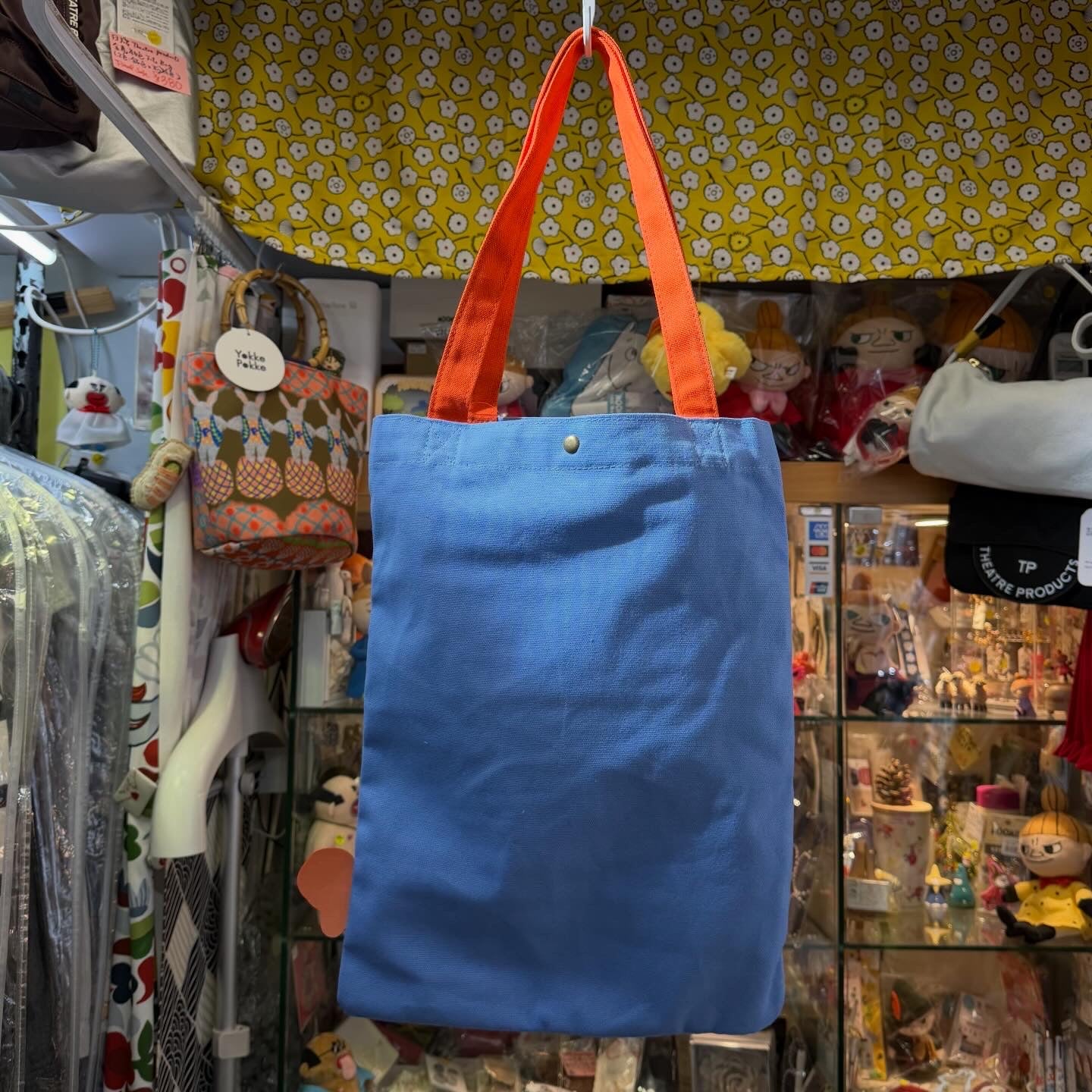 Little My Blue Embroidered Tote Bag