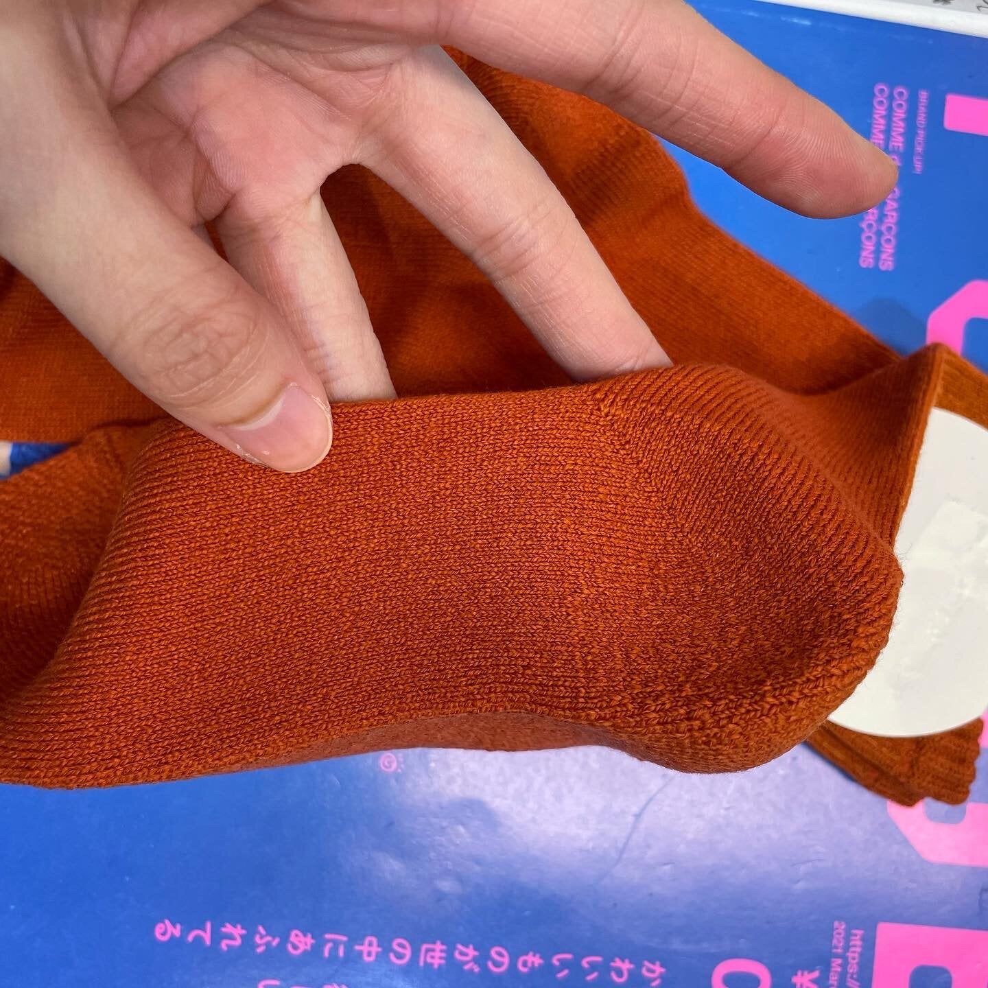 $99 only- Meri ja kuu Orange Socks, made in Japan
