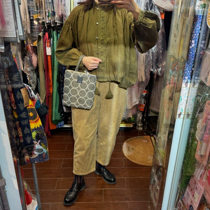EXTRA30- TSUHARU Forest Lace Shirt, made in India
