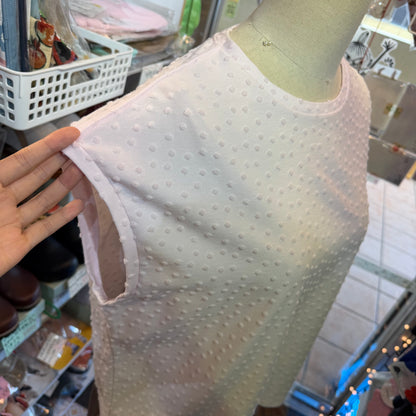 Latelier du Savon Polka Pink Vest Tank Top, made in Japan
