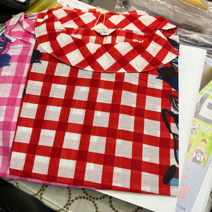 EXTRA20- Kilki Checked Top, 4 Colors, made in India