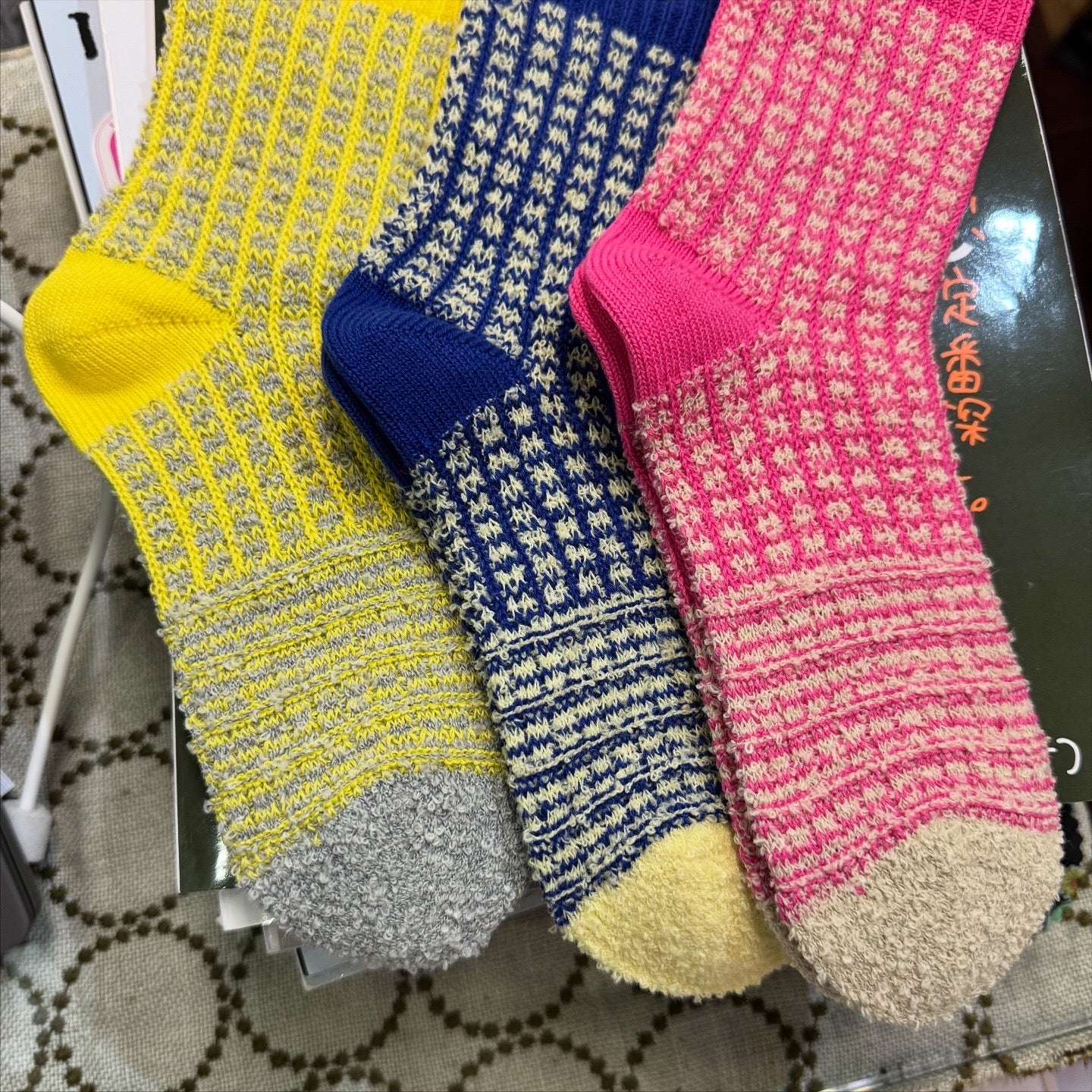 Meri ja kuu Port House Socks, 3 Colors, made in Japan