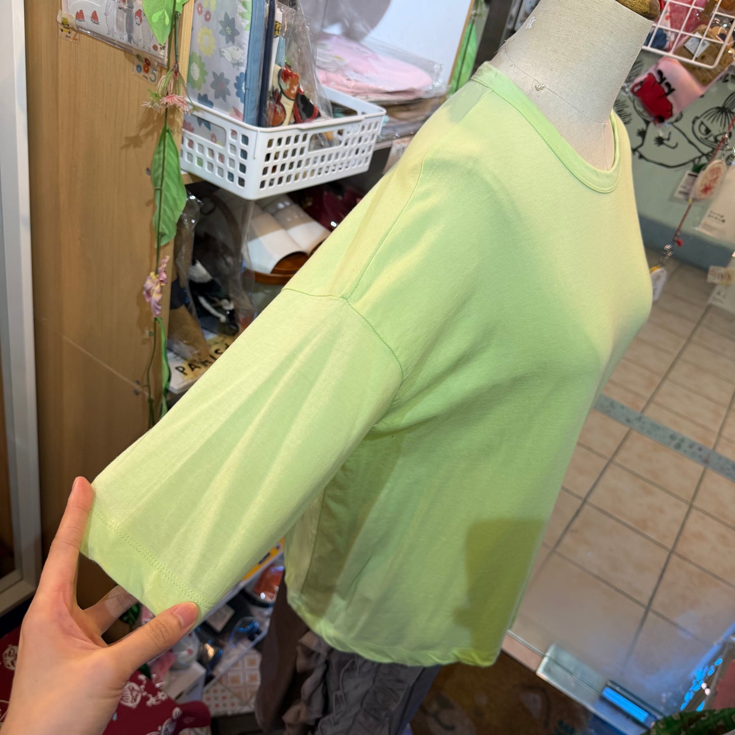 Laiterie Cotton T-shirt, 2 Colors, made in Japan