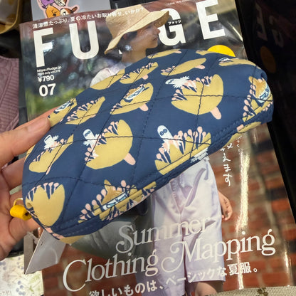 Little My Navy Print Pouch
