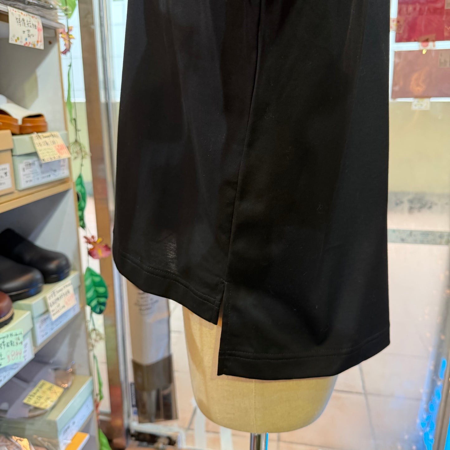 Mizuiro Ind Black Polo Shirt, made in Japan