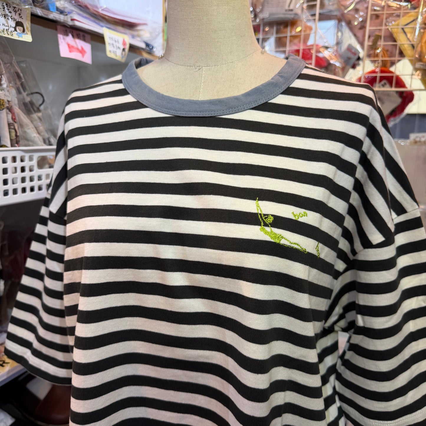 Laiterie Striped T-shirt, 2 Colors, made in Japan