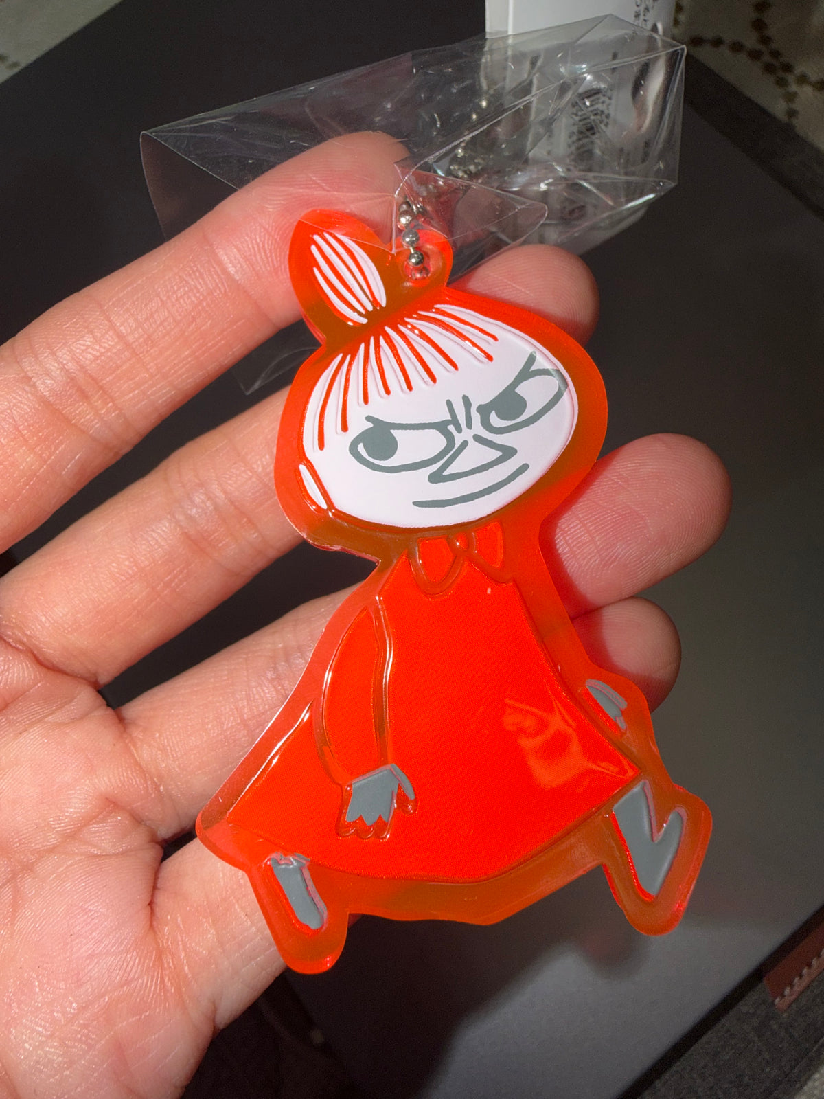 Zowie Little My Reflector Rubber Keychain