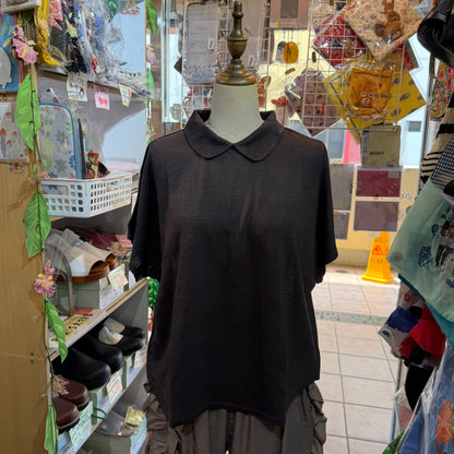 Hands of Creation Linen Blouse, 2 Colors, made in Japan