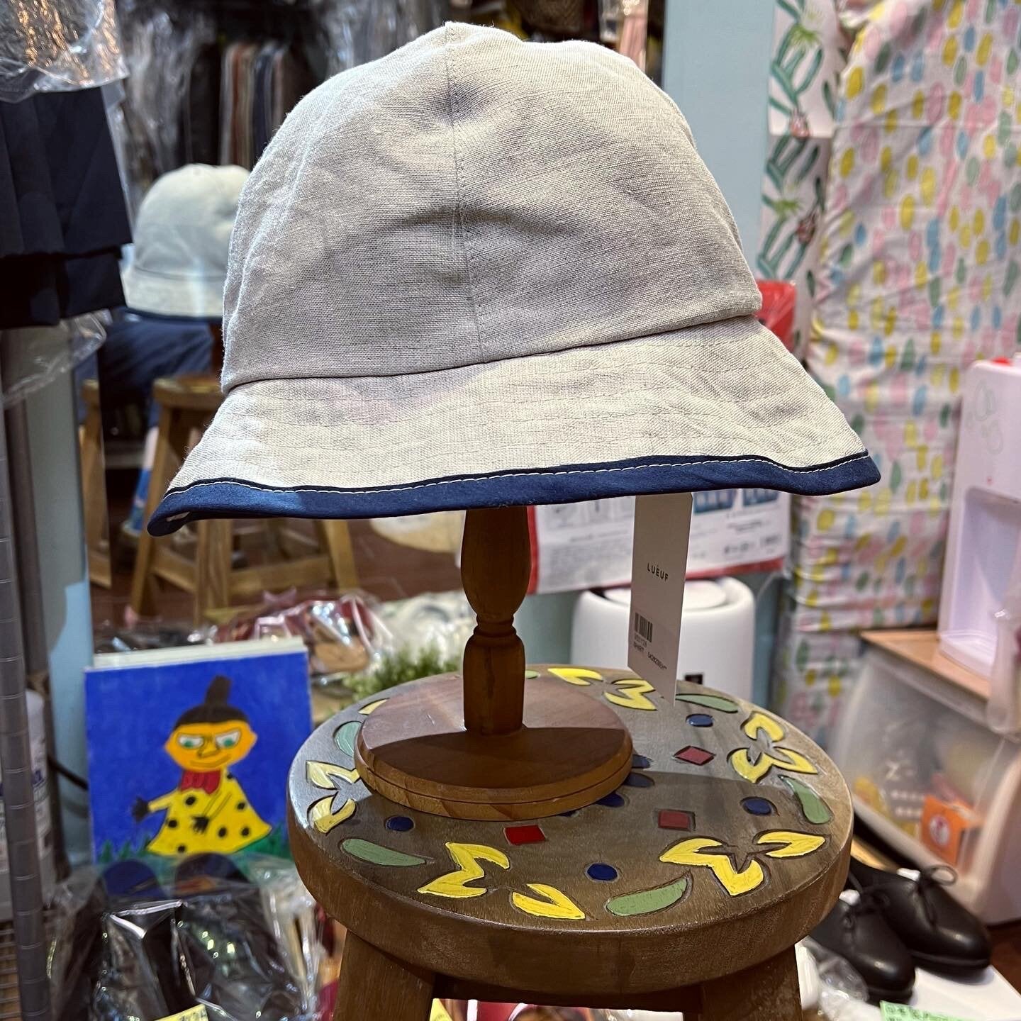 Sale- Lueuf Linen Hat, 2 Colors, made in Korea