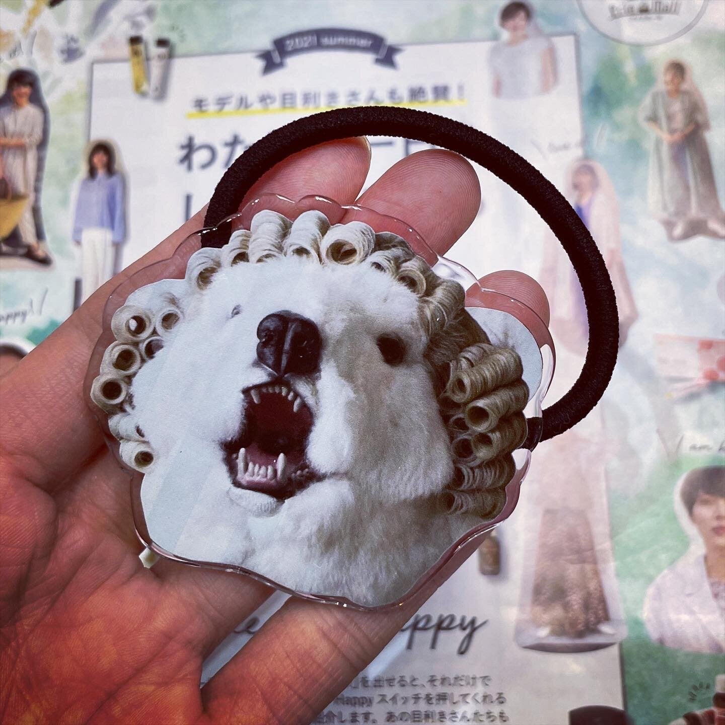 $99 only- bortsprungt Bear Hair Band, made in Japan