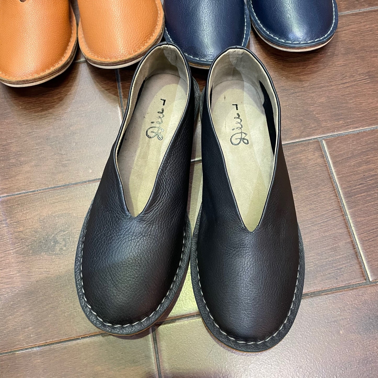 Sale- Diu Leather Shoes, 3 Colors, handemade in Bangladesh