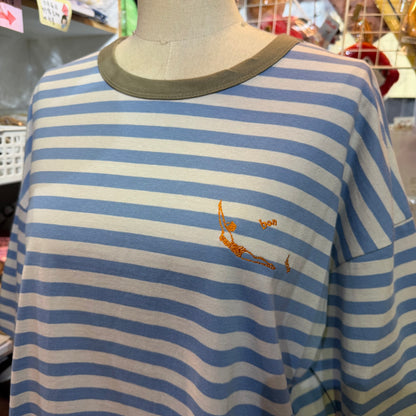 Laiterie Striped T-shirt, 2 Colors, made in Japan
