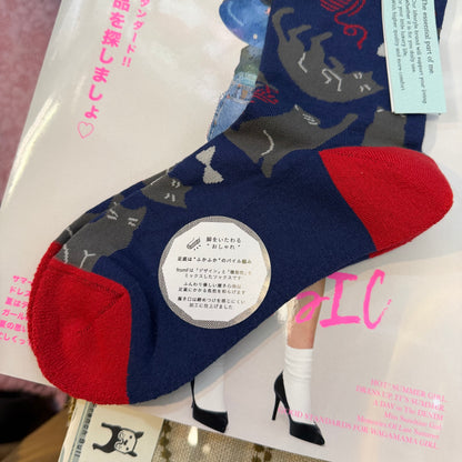 Fromf Print Socks, 3 Patterns, made in Japan