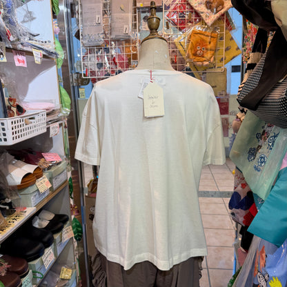 Latelier du Savon Fruits White T-shirt, made in Japan