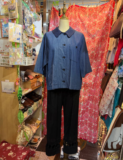 Mizuiro Ind Denim Shirt, 2 Colors, made in Japan