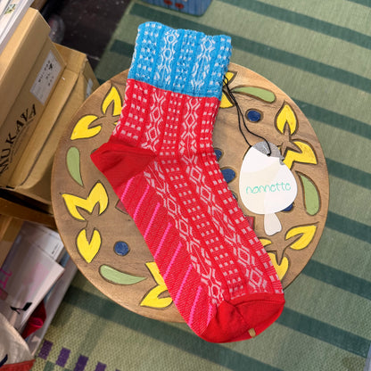 Nonnette Sparkling Road Lace Socks, 3 Colors, made in Japan