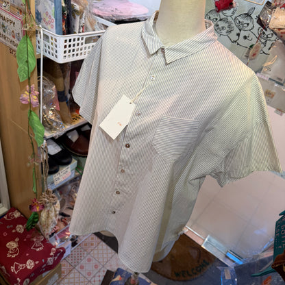 VM Natural Striped Shirt, made in Japan