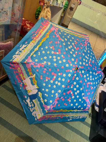 宮下和 Miyashita Nodoka x Soleil Cat pattern Folding Umbrella, Sunny and rainy days,  UPF50+ UV 100% Cut
