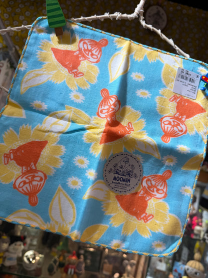 Little My and Sunflowers Handkerchief, Towel, made in Japan
