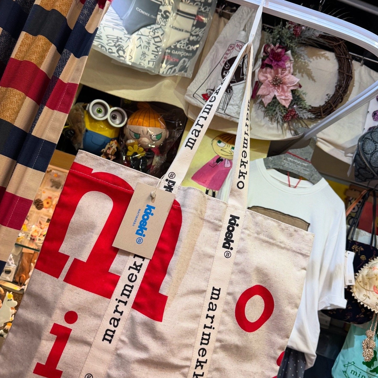 Sale- Marimekko Linen Tote Bag, made in Estonia